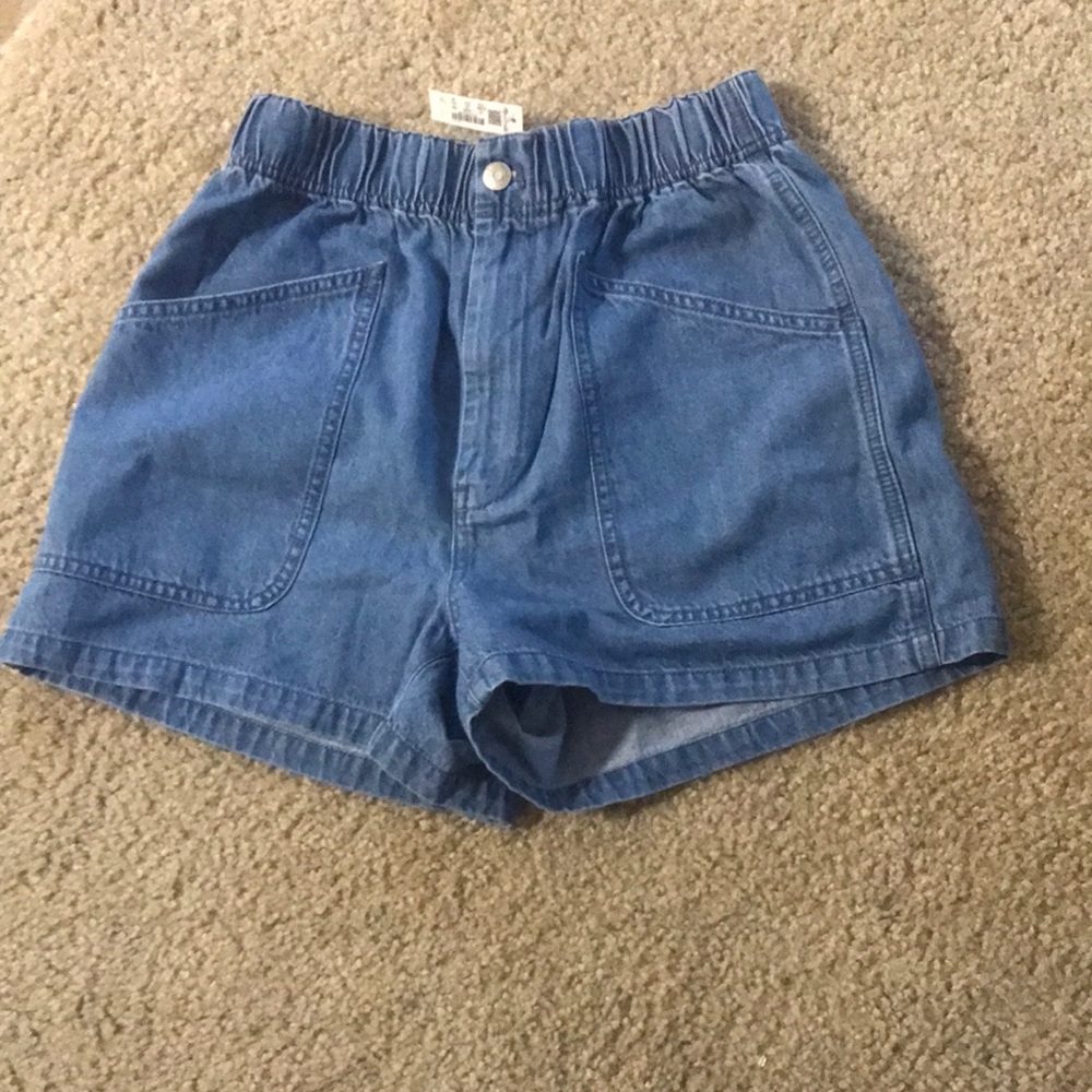 Denim pull-on madewell shorts